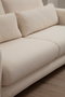Atelier Del Sofa Sofá 3 Plazas Lily Cream 3 Crema 215x97x73 cm Estructura Madera Respaldo Espuma y Pluma